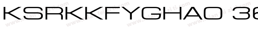 KSRKKFYGHA0 36 130字体转换